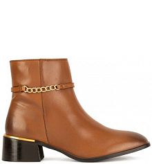 Botki na obcasie Sergio Bardi brązowe WI32-E1097-02SB