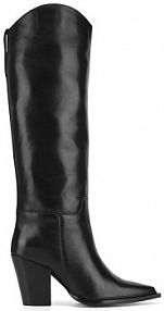 Kozaki gino rossi czarne damskie LEA-116199