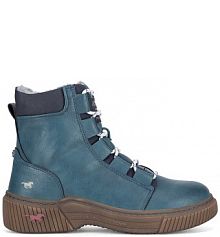 Trzewiki mustang turkusowe damskie 1436-605