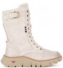 Trzewiki mustang białe damskie 1499-605