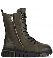 Trzewiki mustang oliwkowe damskie 1502-502