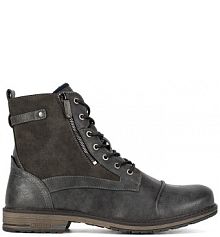 Trzewiki mustang szare męskie 4157-503