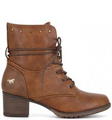 Trzewiki mustang brązowe damskie 1197-508