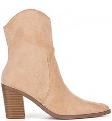 Botki na obcasie Jenny Fairy beżowe WFA2812-1