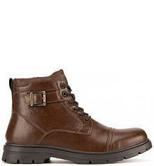 Trzewiki Lanetti brązowe męskie BENGAL-03 MBS