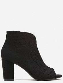 Czarne Sandały Vices na Obcasie z Ażurowymi Wycięciami i Otwartym Noskiem Tasiri