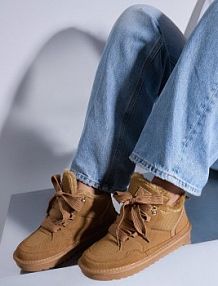 Brązowe Zimowe Sneakersy Vices Stylizowane na Śniegowce z Futerkiem Tennira damskie