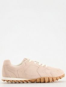 Sneakersy z imitacji zamszu Reserved pastelowy/róż damskie 094CQ-03X