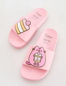 Klapki Pusheen Reserved pastelowy/róż dziecięce 597CZ-03X