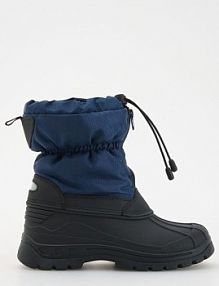 Śniegowce ze ściągaczem Reserved granatowe dziecięce 749DJ-59X