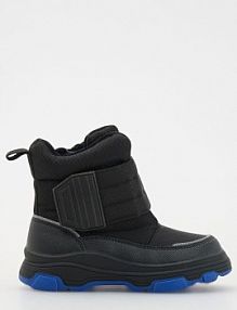 Śniegowce na rzepy Reserved czarne dziecięce 811AS-99X