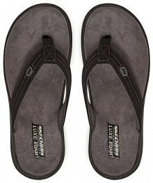 Japonki Skechers czarne męskie 