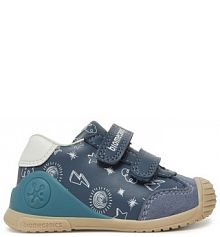 Sneakersy Biomecanics niebieskie dziecięce 