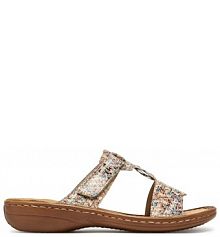 Klapki Rieker kolorowy damskie 