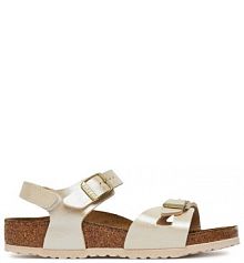 Sandały Birkenstock złote dziecięce 