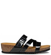 Klapki Geox czarne damskie 