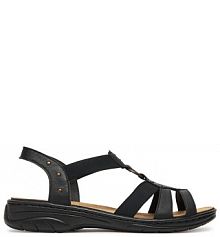 Sandały Rieker czarne damskie 