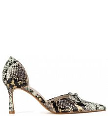 Czółenka JENNY turkusowe 