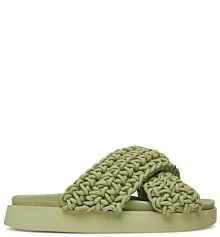 Klapki Inuikii zielone damskie 