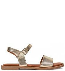 Sandały Tamaris złote damskie 