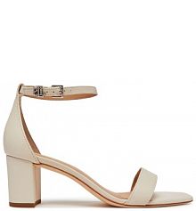 Sandały na słupku LAUREN RALPH LAUREN białe 