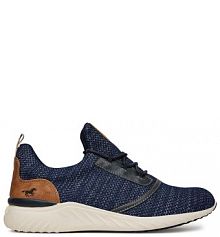 Sneakersy Mustang granatowe męskie 