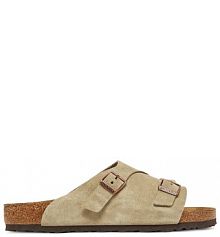 Klapki Birkenstock brązowe męskie 