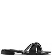 Klapki Badura czarne damskie 