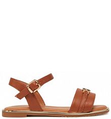 Sandały Tommy Hilfiger brązowe dziecięce 