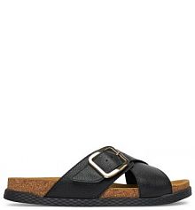 Klapki Lasocki czarne damskie 