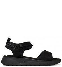 Sandały na koturnie Tamaris czarne 