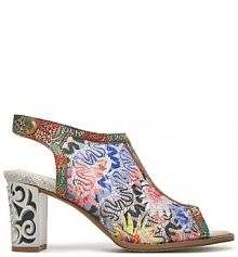 Sandały na słupku Laura Vita kolorowy