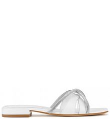 Klapki Badura białe damskie 