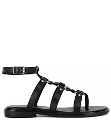 Sandały Sergio Bardi czarne damskie 