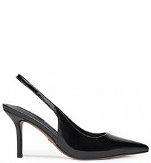 Sandały na szpilce Nine West czarne 