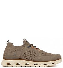 Sneakersy Rieker szare męskie 