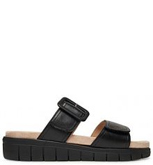 Klapki Caprice czarne damskie 