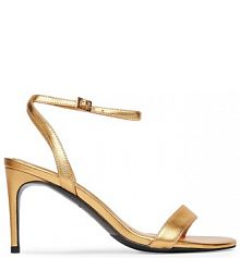 Sandały na szpilce Eva Minge złote 