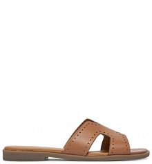 Klapki Lasocki brązowe damskie 