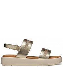 Sandały Geox złote damskie 