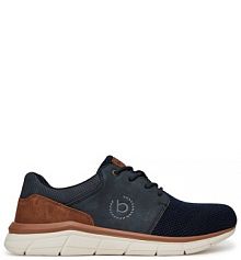 Półbuty Bugatti granatowe męskie 