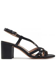 Sandały na słupku Geox czarne 