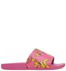 Klapki Versace Jeans Couture różowe damskie 