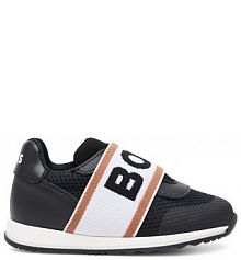 Sneakersy BOSS czarne dziecięce 