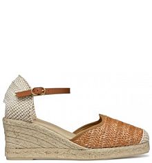 Espadryle Geox brązowe damskie 