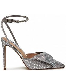Sandały na szpilce Steve Madden srebrne 