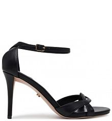 Sandały na szpilce GINO ROSSI czarne 