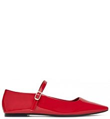 Baleriny GINO ROSSI czerwone damskie 