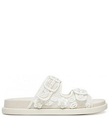 Klapki Aldo białe damskie 