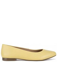 Baleriny Lasocki żółte damskie 